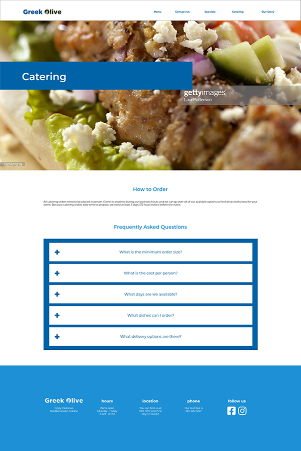 Greek Olive Catering