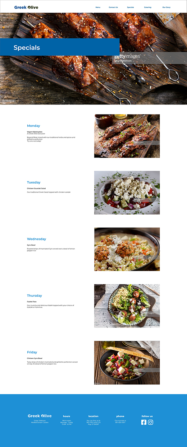 Greek Olive Specials